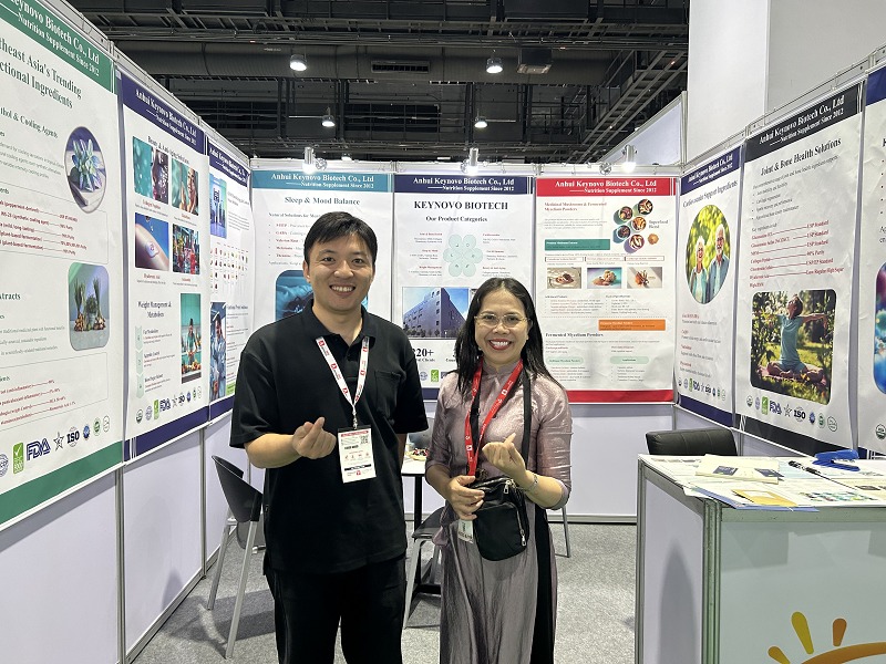 Keynovos Stand M38 zieht globale Partner auf der Vitafoods Asia 2025 an